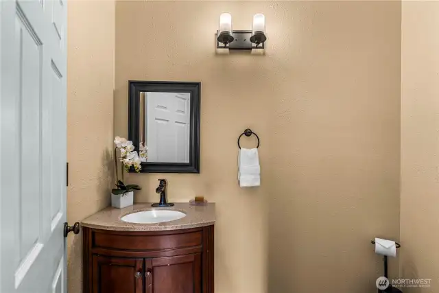1/2 Bath off Kitchen