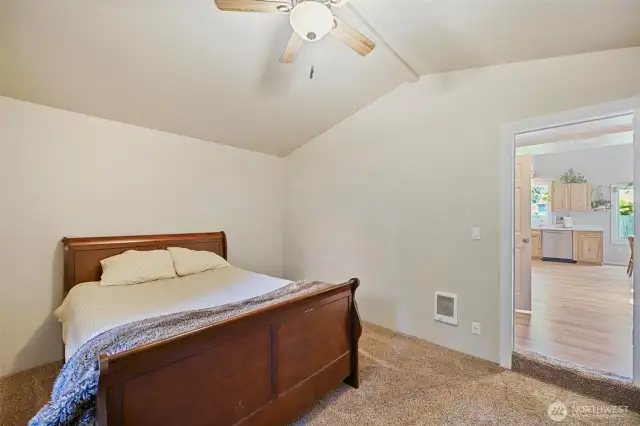 The second bedroom on the main floor.