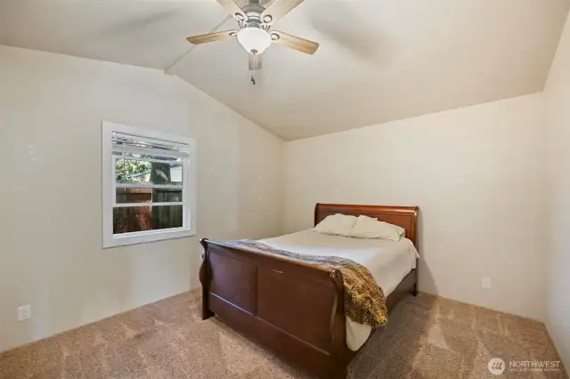 The second bedroom on the main floor.