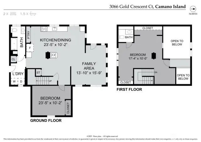 Floor Plan of 3066 Gold Crescent Court