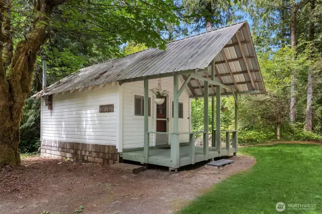 This cabin is remodeled & has Power, Septic, and Water