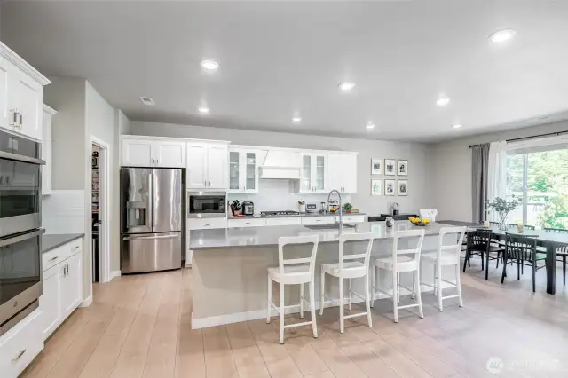 Huge Island Kitchen
