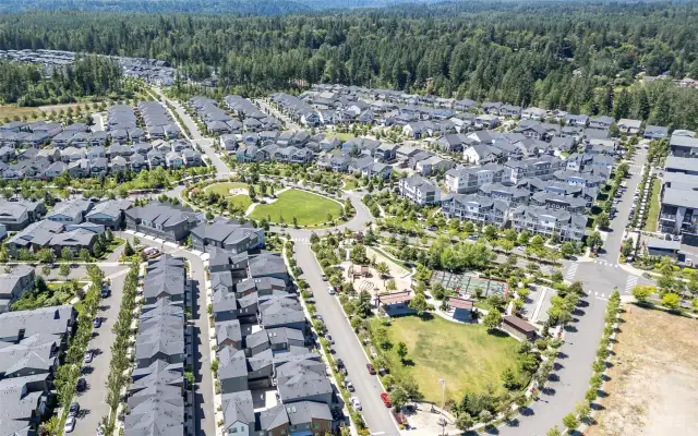 Ten Trails has SO many activities - parks, gatherings, pickle ball, basketball, kid toys, multiple dog parks, trails, you name it- the neighborhood has it!