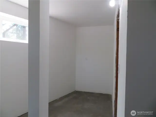 Other side of the mechanical room for storage.