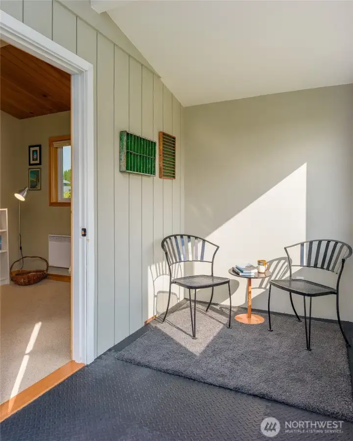 Sunroom.