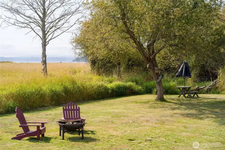 Lots of room in the side yard to enjoy the outdoors.