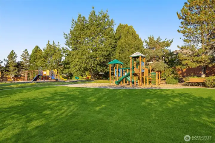 Playground just a short walk