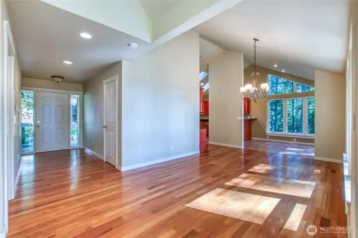 Entry to Living Room & Dining Room