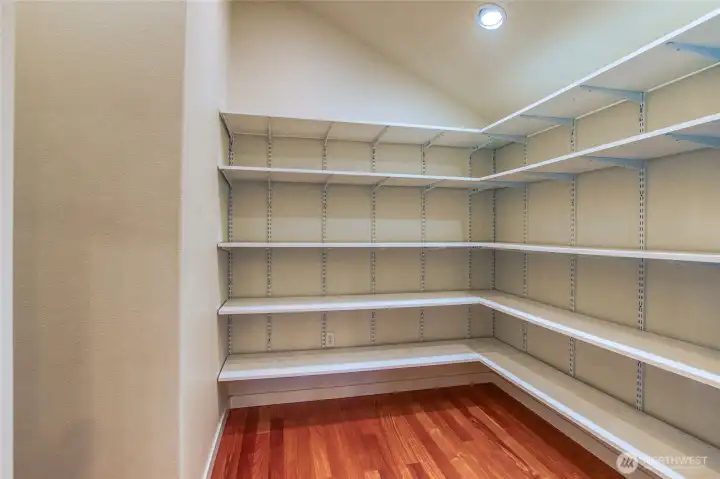 Large walk-in pantry
