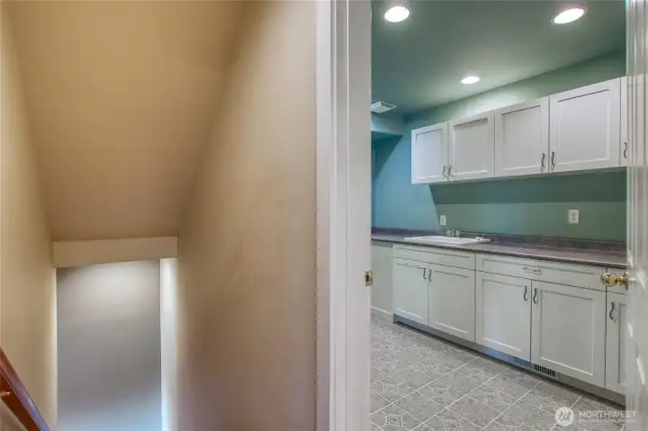 Laundry Room next to stairs