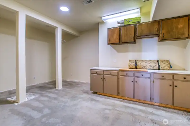 Extra space in garage