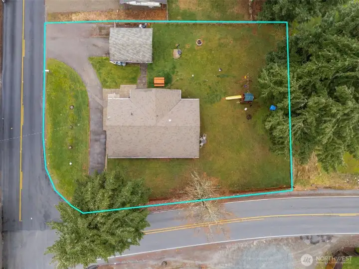 0.29-acre Corner Lot!