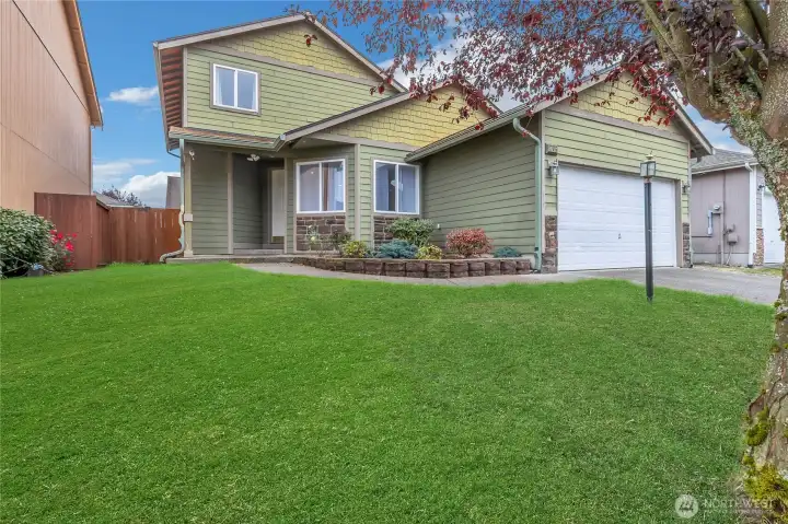 Welcome home to private gated community with playground and basketball courts and walking areas.