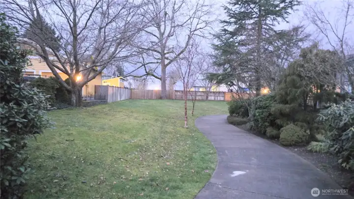 Pathways invite evening strolls, morning jogs, and peaceful moments surrounded by mature trees and open green space.  Dog play areas around the neighborhood.