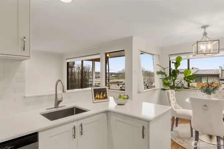 Kitchen with clean lines and functional layout