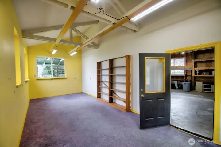 RV Garage with additional room for workshop, hobbies, etc.