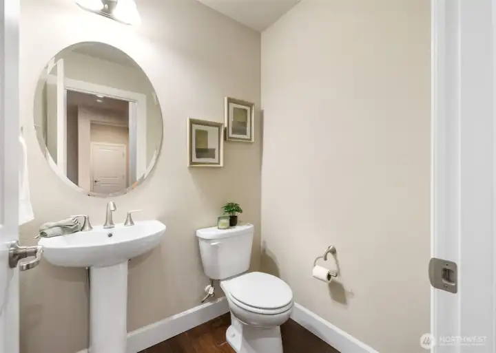 Downstairs half bath