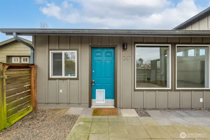 Courtyard of the residence.