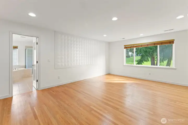 Primary bedroom with ensuite.