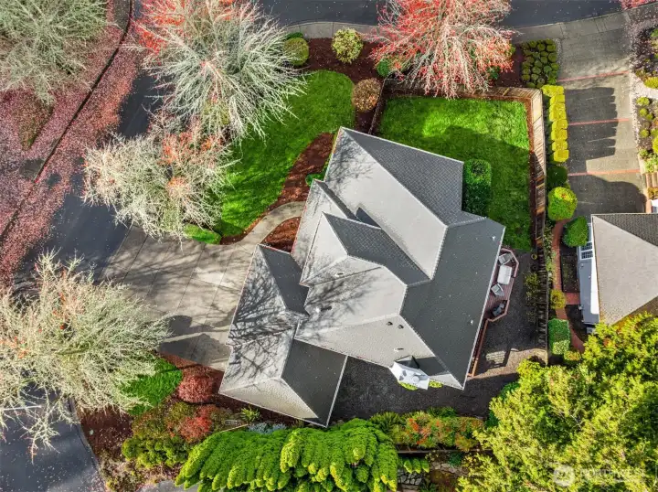 On a premium lot, this Bridlewood property offers territorial views plus a sizable yard with open lawn areas and mature perimeter plantings.  The backyard features a multi-level deck and new fencing.