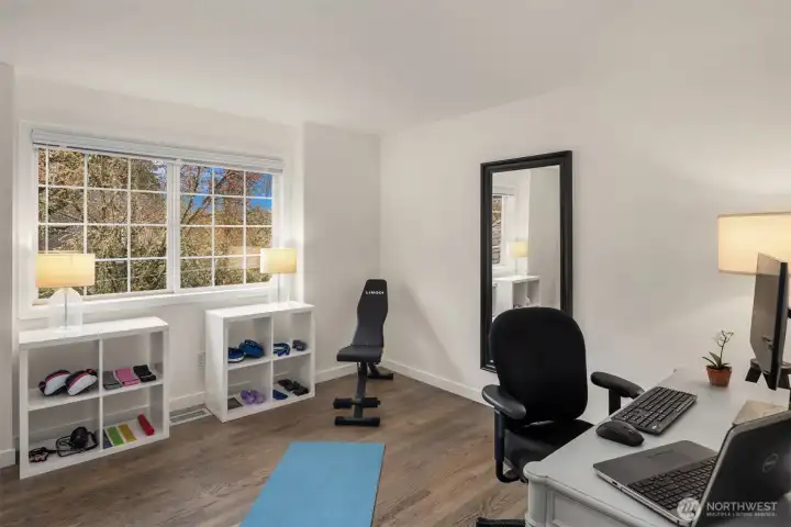 Third Bedroom on Upper Level Faces South