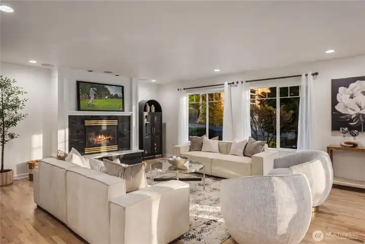 Newly Framed Fireplace