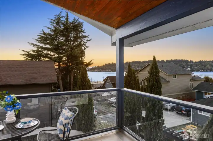 270 Degree views from primary balcony