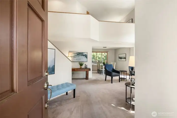 Invites you into your Great Room.