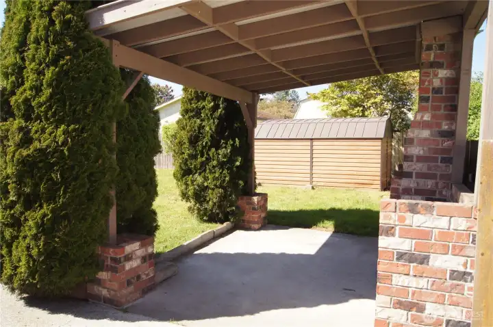 Covered BBQ Patio Area