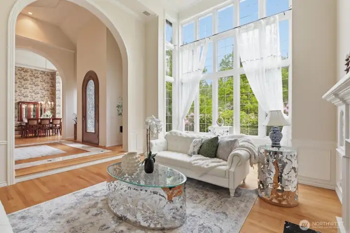 Lots of natural light