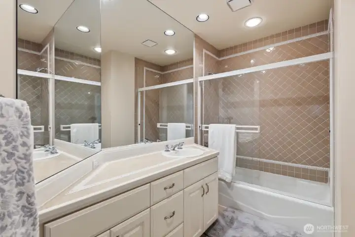 Upstairs hall bathroom.
