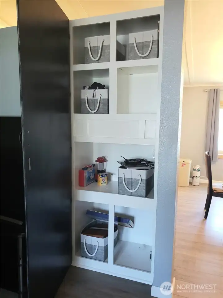 Very Nice Storage Closet in the Living Room.