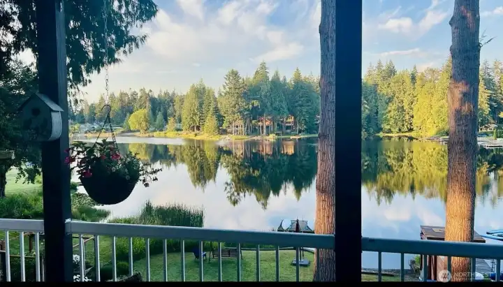 Lower level view from deck