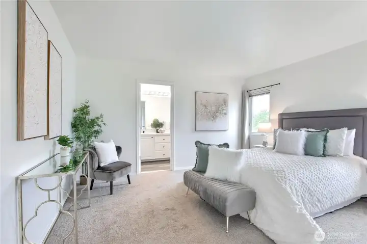 Huge master suite!