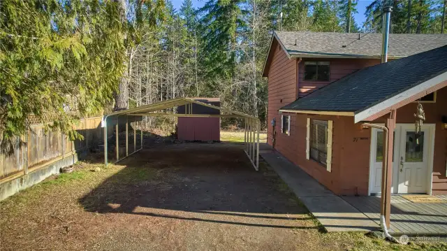 2 Car carport to protect your vehicles from the weather we enjoy in the PNW