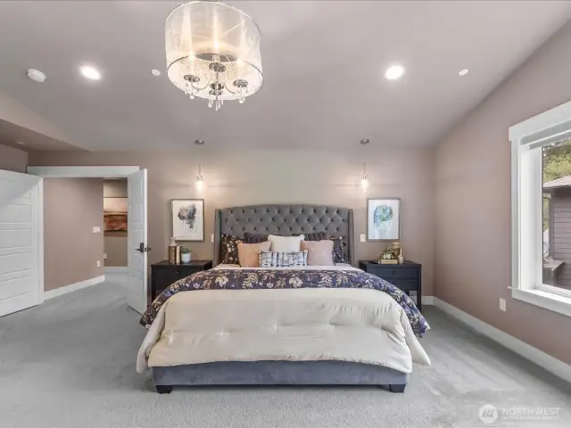 Ample room for king bed