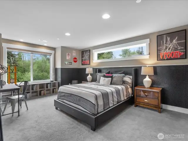 Bedroom 2 custom wall coverings