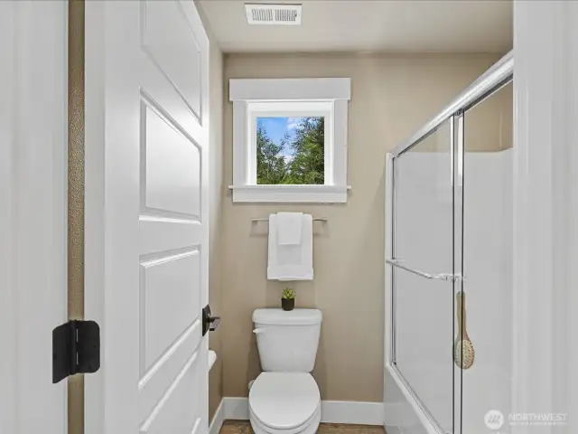 Separate toilet toilet shower