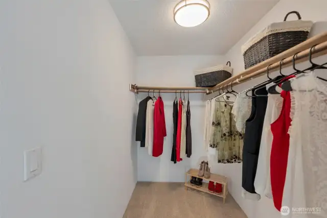 Primary bedroom closet