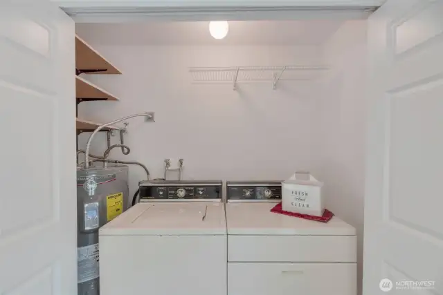 Lower level utility room