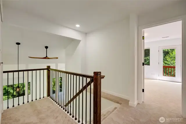 Second Floor landing just up the stairway