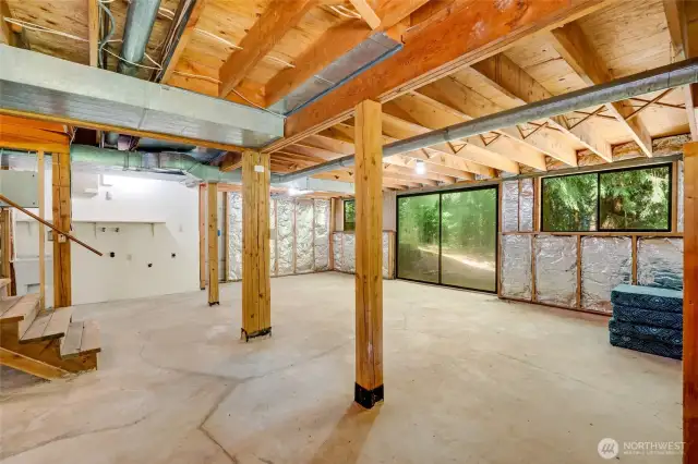 Lower Level w/laundry hook-ups & separate entrance