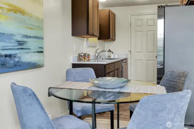 Dining Area & Remodeled Kitchen