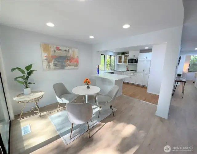 Open Kitchen to Dinning