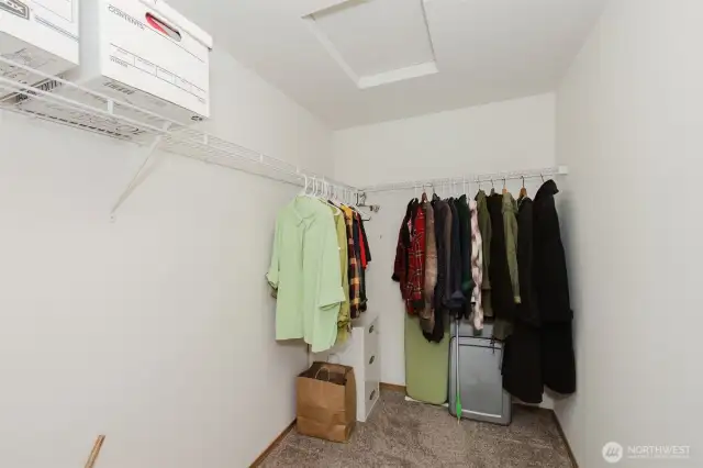 Primary closet