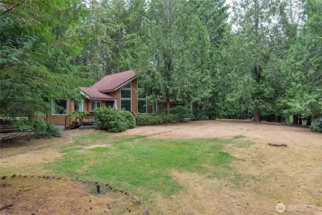 Huge backyard!