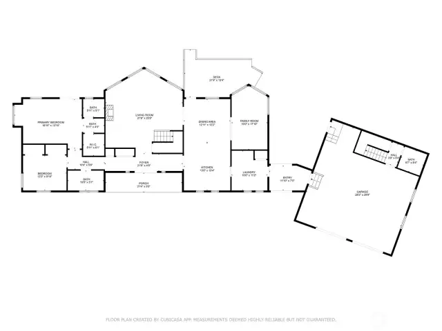 First Floor - Floor Plan. Note: this is a rendering to be used for illustrative purposes. Actual dimensions may vary slightly.