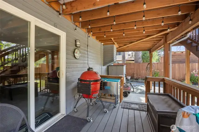 Lower patio