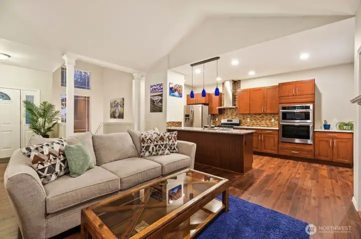 Open concept living perfect for entertaining
