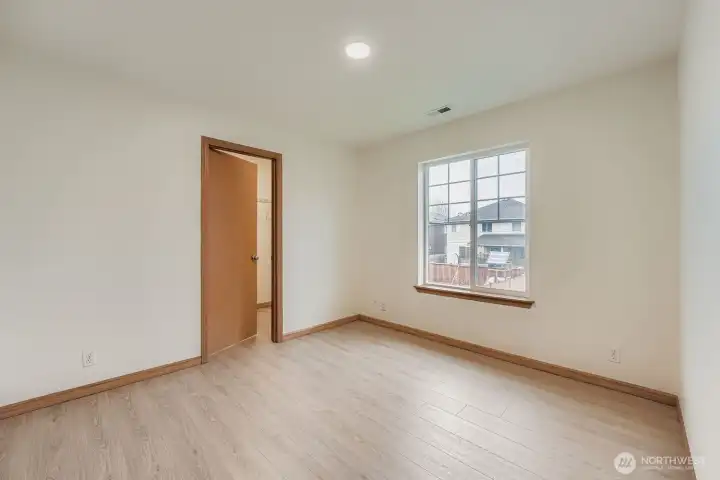 Bedroom #3 with walk-in closet